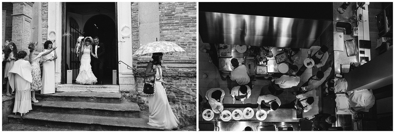 behind the scene of a wedding