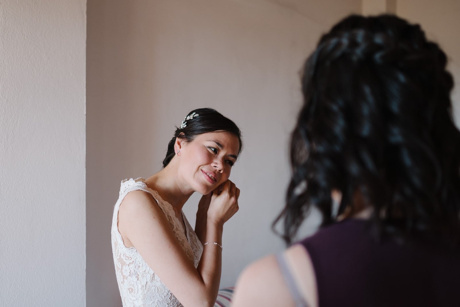 Bride moved before the first look