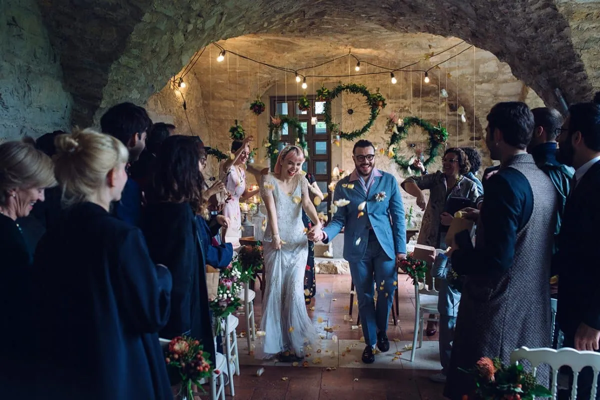 getting married in Tuscany