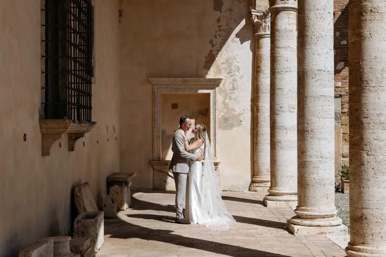 Pienza Weddign photographer tuscany